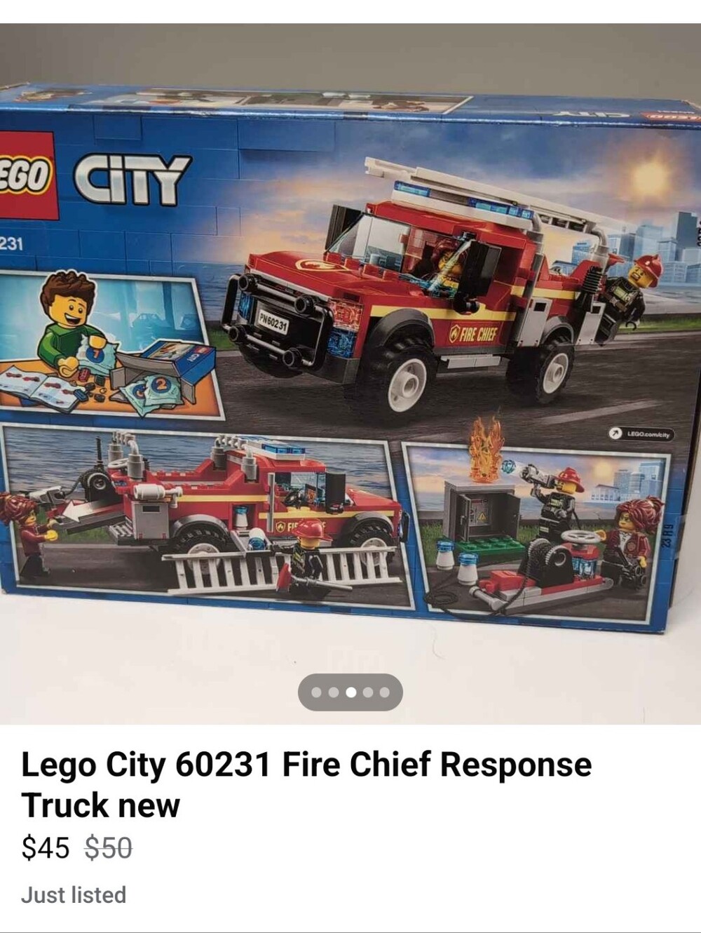 Lego Fire Chief Response Truck #60231 NIB